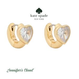 Kate Spade Cz Heart Huggie